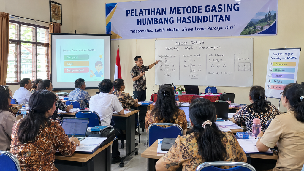 Pelatihan GASING Humbang Hasundutan Masih Berlangsung, Ribuan Guru Disiapkan Perkuat Numerasi Siswa